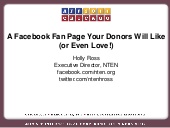 AFP: A Facebook Page your Fans Will...