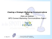 Creating a marketing communications...