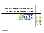 Social Media in 30 Minutes a Day