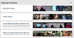 My featured playlists on Youtube