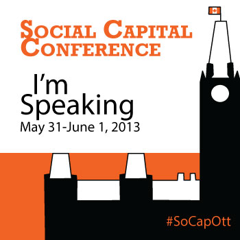 I'm speaking at the Social Capital Conference
