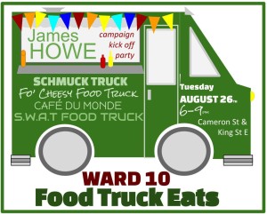 Food truck event for James Howe